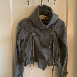 Free People Grey Hoodie